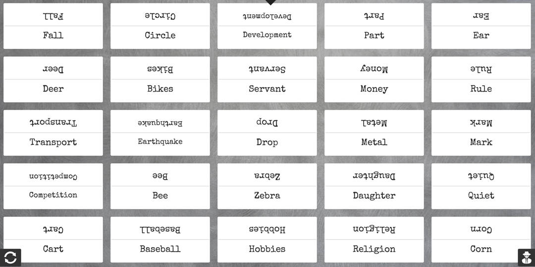 Gennie's Codenames Website