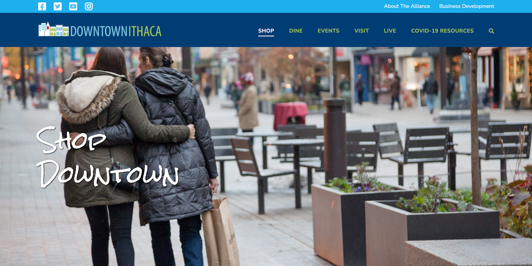 Downtown Ithaca Alliance Website